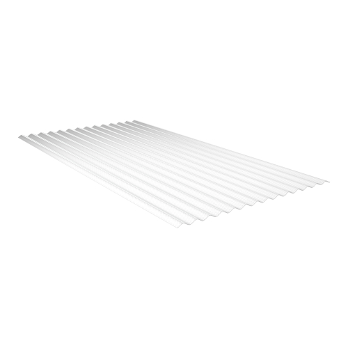 Polycarbonat Wellplatte | 76/18 Sinus-Wabenstruktur | Länge: 2000 mm | Farbe: Opal | Stärke: 2,60 mm | Breite: 1045 mm #1