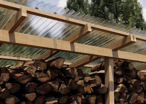 SALUX® BIO LINE® Spundwand | 70/18 | Länge: 4500 mm | Farbe: Klar | Stärke: 1,3 mm | Breite: 1090 mm #3
