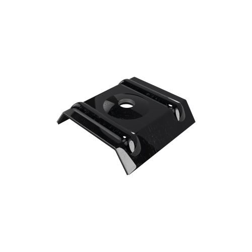 Kalotten Für W-45/1000 & VLF-45/1000 | 100 Stück | RAL 9005 Tiefschwarz Kalotten