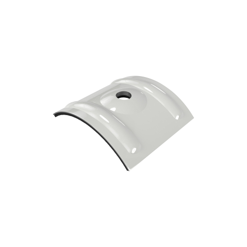 Kalotten Für W-1/1064 & VLF-76/18 | 100 Stück | RAL 9006 Weißaluminium Kalotten