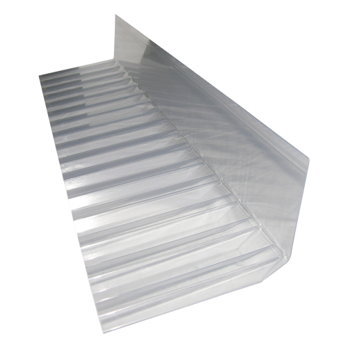 Wandanschluss aus Polycarbonat Klar | für 76/18 Spundwand Wandanschluss aus Polycarbonat | Klar | für 76/18 Spundwand #1