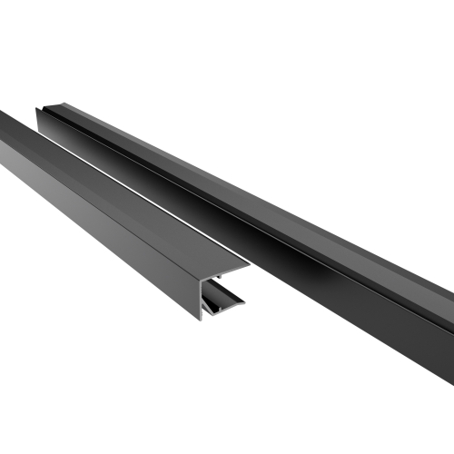 Alu-Abschlussprofil Oberseite - Ungeschlitzt | Anthrazit | 16 mm | 1200 mm Alu-Abschlussprofil | Oberseite - Ungeschlitzt | Anthrazit | 16 mm | 1200 mm #1