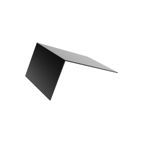 Alu-Bremswinkel | 100 x 50 x 3 mm | Anthrazit | Breite 70 mm #1