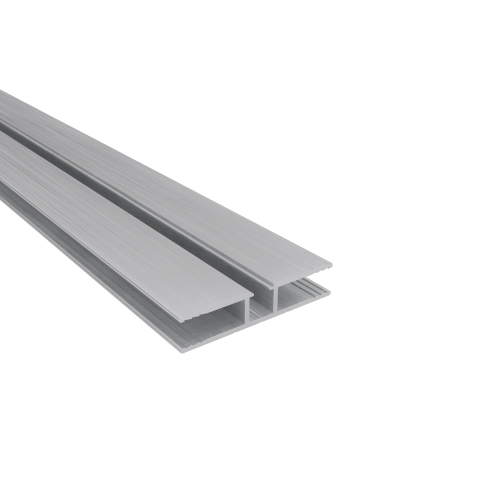 Alu-H-Profil | für 16 mm Stegdoppelplatten | Blank | 6000 mm #1