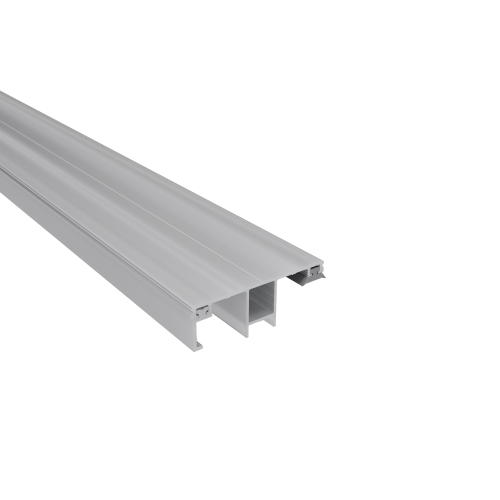 DUO Alu-Ober-Randprofil Für Plattenstärke 10 mm | Blank | 5000 mm DUO Alu-Ober-Randprofil
