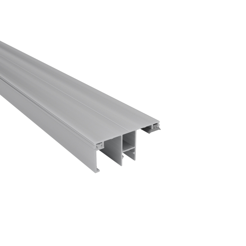 DUO Alu-Ober-Randprofil | Für Plattenstärke 16 mm | Blank | 2500 mm #1