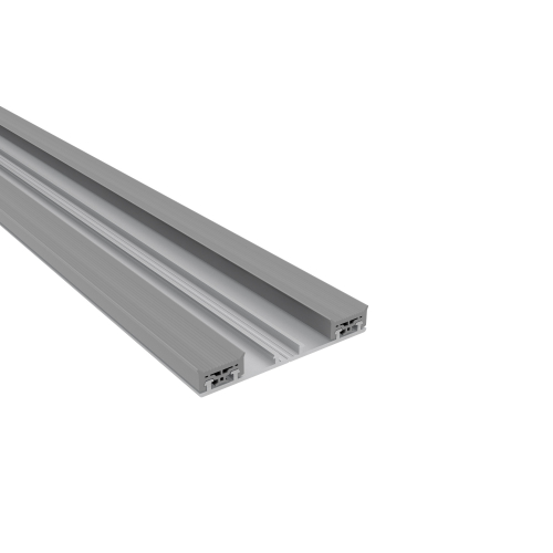 Aluminium Unterprofil mit 2x Dichtungen