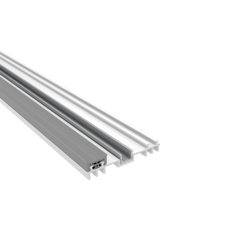 Thermo-Rand-Unterprofil mit 1x Dichtung Weiß (RAL 9016) | 6000 mm Thermo-Rand-Unterprofil mit 1x Dichtung