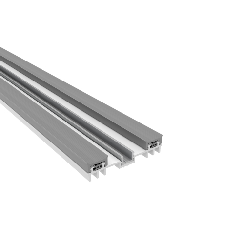 Thermo-Unterprofil mit 2x Dichtungen Weiß (RAL 9016) | 7000 mm Thermo-Unterprofil mit 2x Dichtungen