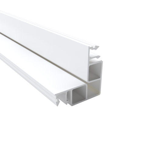ZEVENER SPROSSE - Eckprofil Für Plattenstärke 16 mm | Weiß (RAL 9016) | 4020 mm ZEVENER SPROSSE - Eckprofil