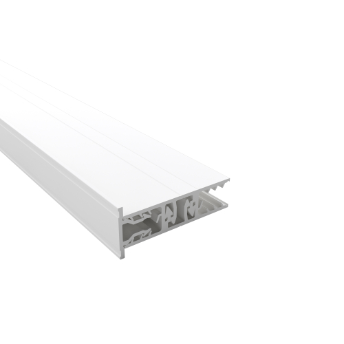 ZEVENER SPROSSE - Randprofil Für Plattenstärke 10 mm | Weiß (RAL 9016) | 3520 mm ZEVENER SPROSSE - Randprofil