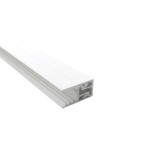 ZEVENER SPROSSE - Wandleiste | Für Plattenstärke 16 mm | Weiß (RAL 9016) | 3510 mm #1
