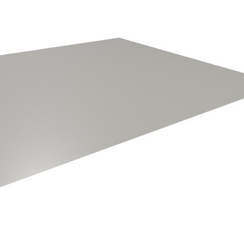 Flachblech | Stahl 0,75 mm | 25 µm Polyester | RAL 9006 Weißaluminium #1