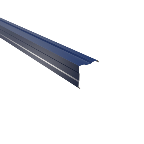 Außenecke gesickt | 90° 2450 mm | Stahl 0,50 mm | 25 µm Polyester | RAL 5010 Enzianblau Außenecke gesickt | 90°