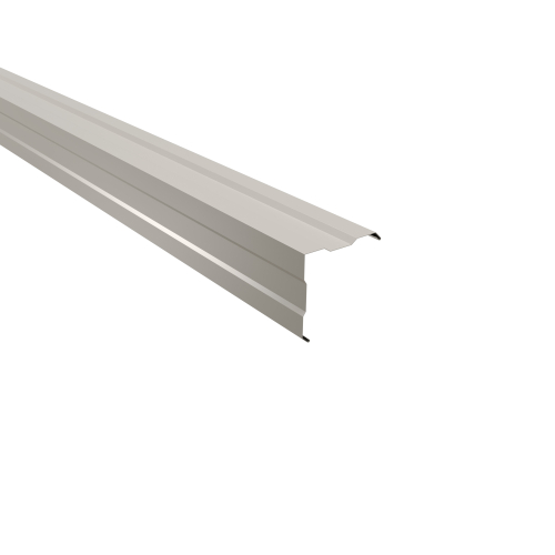 Außenecke gesickt | 90° 2450 mm | Stahl 0,50 mm | 25 µm Polyester | RAL 9010 Reinweiß Außenecke gesickt | 90°