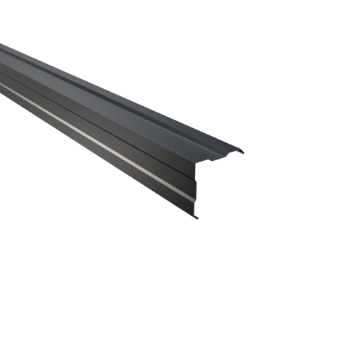 Außenecke gesickt | 90° 2450 mm | Stahl 0,50 mm | 60 µm Puramid | RAL 7016 Anthrazitgrau Außenecke gesickt | 90°