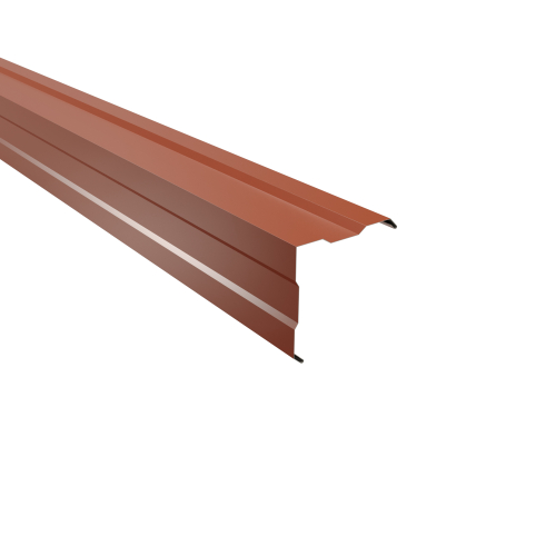 Außenecke gesickt Typ 4 | 90° SONDERKANTTEIL | Stahl 0,75 mm | 25 µm Polyester | RAL 8004 Kupferbraun Außenecke gesickt Typ 4 | 90° | SONDERKANTTEIL | Stahl 0,75 mm | 25 µm Polyester | RAL 8004 Kupferbraun #1