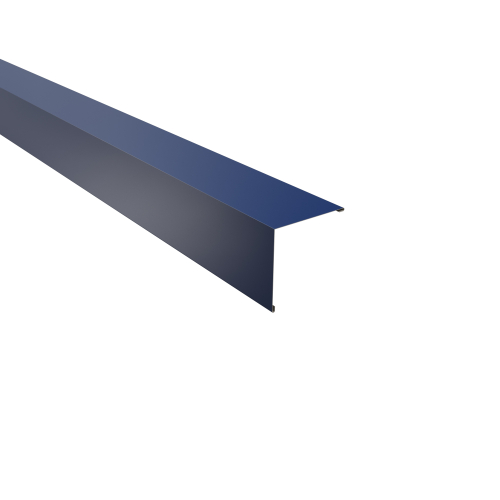 Außenecke Typ 1 | 90° SONDERKANTTEIL | Stahl 0,50 mm | 25 µm Polyester | RAL 5010 Enzianblau Außenecke Typ 1 | 90°