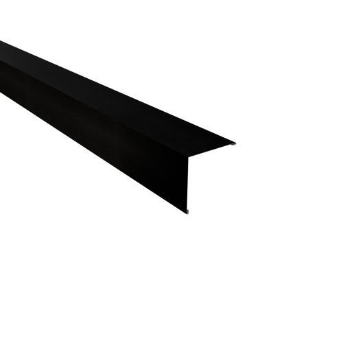 Außenecke Typ 1 | 90° SONDERKANTTEIL | Stahl 0,50 mm | 35 µm Mattpolyester | 33 Schwarz Außenecke Typ 1 | 90°