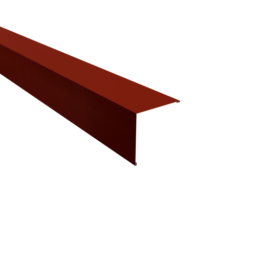 Außenecke Typ 2 | 90° SONDERKANTTEIL | Stahl 0,50 mm | 35 µm Mattpolyester | 29 Rot Außenecke Typ 2 | 90°