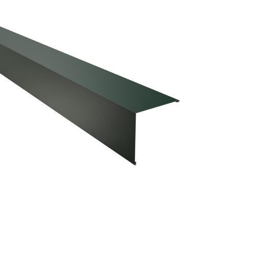 Außenecke Typ 2 | 90° SONDERKANTTEIL | Stahl 0,50 mm | 60 µm Puramid | RAL 6005 Moosgrün Außenecke Typ 2 | 90° | SONDERKANTTEIL | Stahl 0,50 mm | 60 µm Puramid | RAL 6005 Moosgrün #1