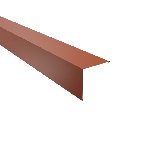 Außenecke Typ 2 | 90° SONDERKANTTEIL | Stahl 0,50 mm | 60 µm Puramid | RAL 8004 Kupferbraun Außenecke Typ 2 | 90° | SONDERKANTTEIL | Stahl 0,50 mm | 60 µm Puramid | RAL 8004 Kupferbraun #1