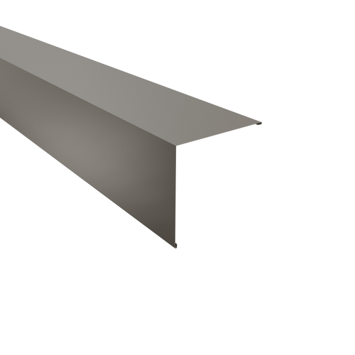 Außenecke Typ 3 | 90° SONDERKANTTEIL | Stahl 0,50 mm | 25 µm Polyester | RAL 9007 Graualuminium Außenecke Typ 3 | 90° | SONDERKANTTEIL | Stahl 0,50 mm | 25 µm Polyester | RAL 9007 Graualuminium #1