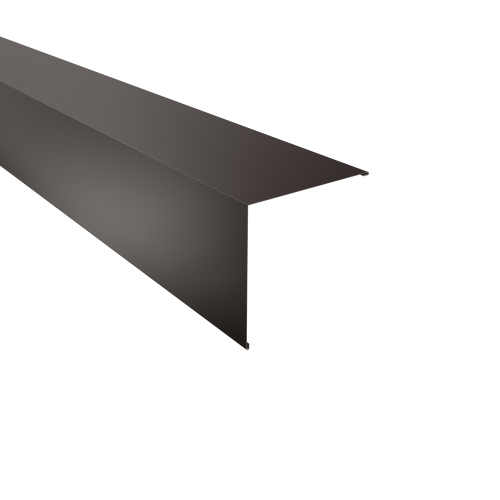 Außenecke Typ 3 | 90° SONDERKANTTEIL | Stahl 0,75 mm | 25 µm Polyester | RAL 8017 Schokoladenbraun Außenecke Typ 3 | 90° | SONDERKANTTEIL | Stahl 0,75 mm | 25 µm Polyester | RAL 8017 Schokoladenbraun #1