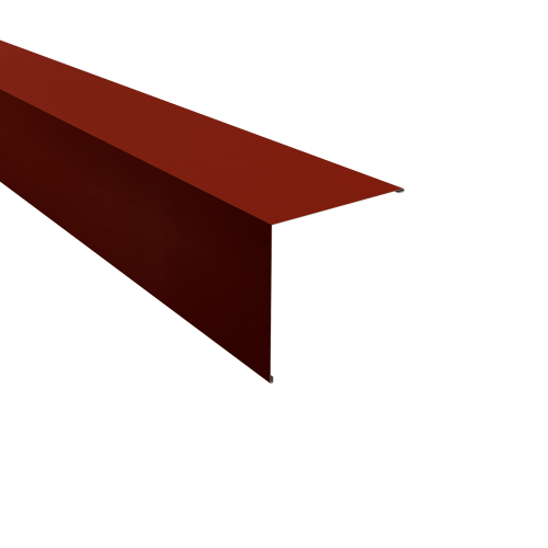 Außenecke Typ 3 | 90° SONDERKANTTEIL | Stahl 0,50 mm | 35 µm Mattpolyester | 29 Rot Außenecke Typ 3 | 90°