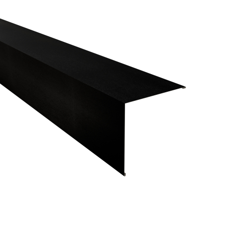 Außenecke Typ 3 | 90° SONDERKANTTEIL | Stahl 0,50 mm | 35 µm Mattpolyester | 33 Schwarz Außenecke Typ 3 | 90°