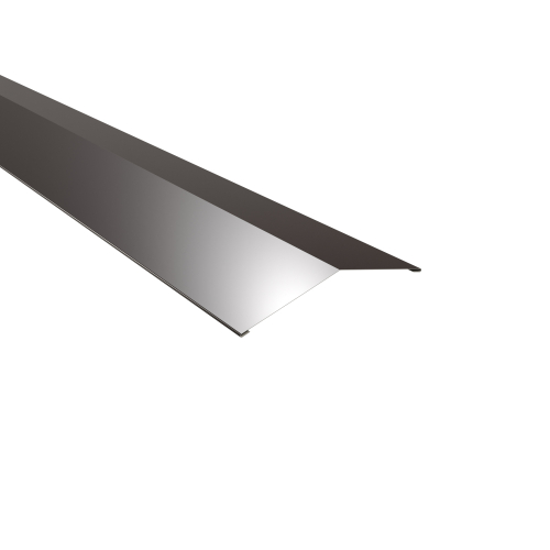 Firstblech flach Typ 2 | 150° SONDERKANTTEIL | Stahl 0,63 mm | 25 µm Polyester | RAL 8017 Schokoladenbraun Firstblech flach Typ 2 | 150° | SONDERKANTTEIL | Stahl 0,63 mm | 25 µm Polyester | RAL 8017 Schokoladenbraun #1