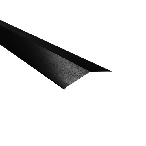 Firstblech flach Typ 2 | 150° SONDERKANTTEIL | Stahl 0,50 mm | 35 µm Mattpolyester | 33 Schwarz Firstblech flach Typ 2 | 150° | SONDERKANTTEIL | Stahl 0,50 mm | 35 µm Mattpolyester | 33 Schwarz #1