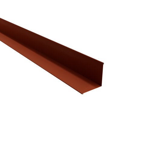 Innenecke | 90° 2000 mm | Stahl 0,50 mm | 35 µm Mattpolyester | 75 Ziegelrot Innenecke | 90°
