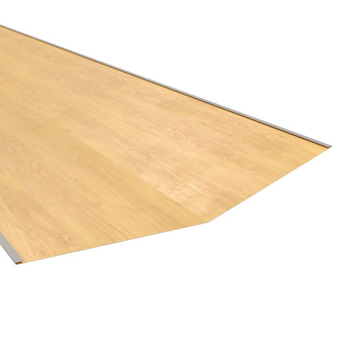 Kehlblech | 2000 mm | Stahl 0,50 mm | 35 µm Strukturpolyester | Holzoptik Ahorn #1