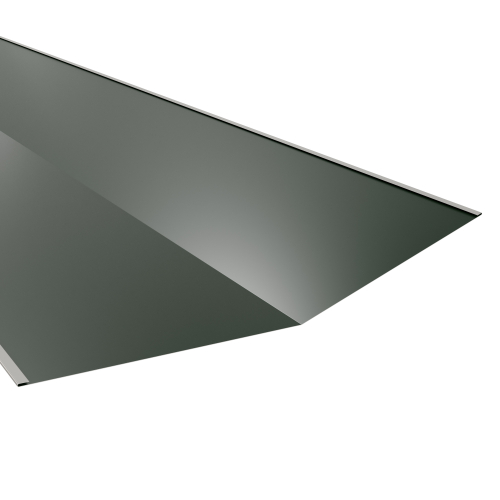 Kehlblech | 2000 mm | Stahl 0,63 mm | 25 µm Polyester | RAL 6020 Chromoxidgrün #1
