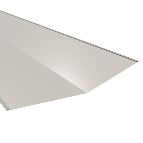 Kehlblech | 2000 mm | Stahl 0,63 mm | 25 µm Polyester | RAL 9010 Reinweiß #1
