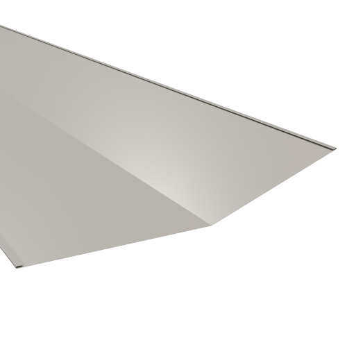 Kehlblech | 2000 mm | Stahl 0,50 mm | 60 µm Puramid | RAL 9002 Grauweiß #1