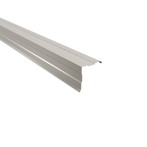 Ortgangwinkel gesickt Typ 1 | 90° SONDERKANTTEIL | Stahl 0,50 mm | 25 µm Polyester | RAL 9010 Reinweiß Ortgangwinkel gesickt Typ 1 | 90° | SONDERKANTTEIL | Stahl 0,50 mm | 25 µm Polyester | RAL 9010 Reinweiß #1