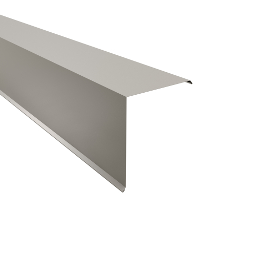 Ortgangwinkel Typ 10 | 90° SONDERKANTTEIL | Stahl 0,75 mm | 60 µm Puramid | RAL 9002 Grauweiß Ortgangwinkel Typ 10 | 90°