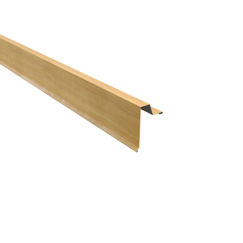 Ortgangwinkel Typ 33 SONDERKANTTEIL | Stahl 0,50 mm | 35 µm Strukturpolyester | Holzoptik Ahorn Ortgangwinkel Typ 33 | SONDERKANTTEIL | Stahl 0,50 mm | 35 µm Strukturpolyester | Holzoptik Ahorn #1