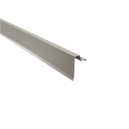 Ortgangwinkel Typ 33 SONDERKANTTEIL | Stahl 0,75 mm | 60 µm Puramid | RAL 9002 Grauweiß Ortgangwinkel Typ 33 | SONDERKANTTEIL | Stahl 0,75 mm | 60 µm Puramid | RAL 9002 Grauweiß #1