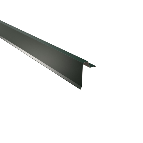 Ortgangwinkel Typ 33 SONDERKANTTEIL | Aluminium 0,70 mm | 25 µm Polyester | RAL 6005 Moosgrün Ortgangwinkel Typ 33 | SONDERKANTTEIL | Aluminium 0,70 mm | 25 µm Polyester | RAL 6005 Moosgrün #1