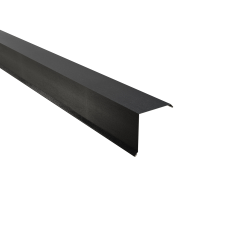 Ortgangwinkel Typ 5 | 90° SONDERKANTTEIL | Stahl 0,50 mm | 35 µm Mattpolyester | 23 Dunkelgrau Ortgangwinkel Typ 5 | 90°