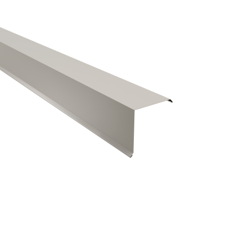 Ortgangwinkel Typ 6 | 90° SONDERKANTTEIL | Stahl 0,50 mm | 25 µm Polyester | RAL 9010 Reinweiß Ortgangwinkel Typ 6 | 90° | SONDERKANTTEIL | Stahl 0,50 mm | 25 µm Polyester | RAL 9010 Reinweiß #1