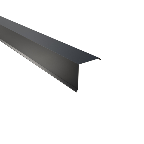 Ortgangwinkel Typ 6 | 90° | SONDERKANTTEIL | Stahl 0,63 mm | 25 µm Polyester | RAL 7016 Anthrazitgrau #1
