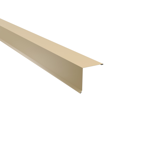 Pultabschluss Typ 2 | 85° SONDERKANTTEIL | Stahl 0,75 mm | 25 µm Polyester | RAL 1015 Hellelfenbein Pultabschluss Typ 2 | 85°