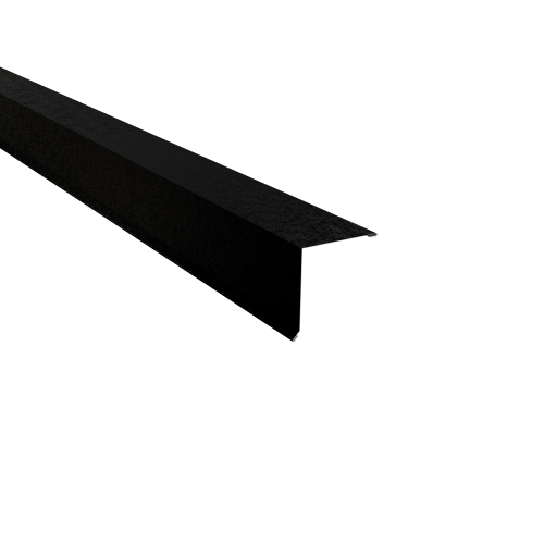 Pultabschluss Typ 2 | 85° SONDERKANTTEIL | Stahl 0,50 mm | 80 µm Shimoco | RAL 9005 Tiefschwarz Pultabschluss Typ 2 | 85° | SONDERKANTTEIL | Stahl 0,50 mm | 80 µm Shimoco | RAL 9005 Tiefschwarz #1