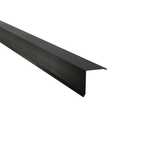 Pultabschluss Typ 3 | 80° SONDERKANTTEIL | Stahl 0,50 mm | 35 µm Mattpolyester | 23 Dunkelgrau Pultabschluss Typ 3 | 80°