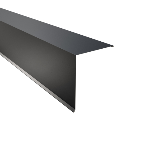 Pultabschluss Typ 4 | 90° SONDERKANTTEIL | Stahl 0,50 mm | 60 µm Puramid | RAL 7016 Anthrazitgrau Pultabschluss Typ 4 | 90°