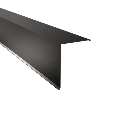 Pultabschluss Typ 5 | 85° SONDERKANTTEIL | Stahl 0,50 mm | 25 µm Polyester | RAL 9005 Tiefschwarz Pultabschluss Typ 5 | 85° | SONDERKANTTEIL | Stahl 0,50 mm | 25 µm Polyester | RAL 9005 Tiefschwarz #1